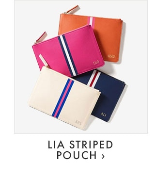 $79 - LIA STRIPED POUCH