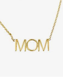 Maya Brenner Pendant Necklace, "Mom"