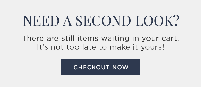 DON’T MISS OUT! You left an item {or two!} in your cart. Take another look › MAKE IT YOURS