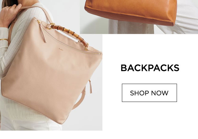 BACKPACKS - SHOP NOW