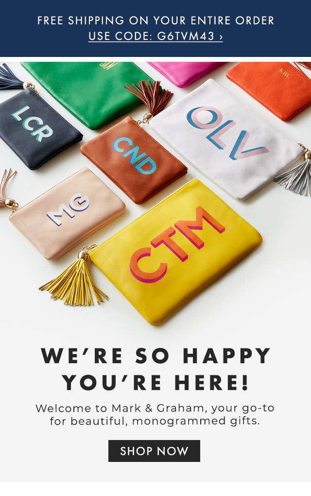 WELCOME - OUR FIRST GIFT TO YOU: ENJOY 15% OFF YOUR ENTIRE ORDER!