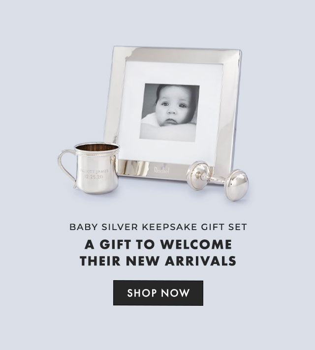BABY SILVER KEEPSAKE GIFT SET - A GIFT TO WELCOME THEIR NEW ARRIVALS - SHOP NOW