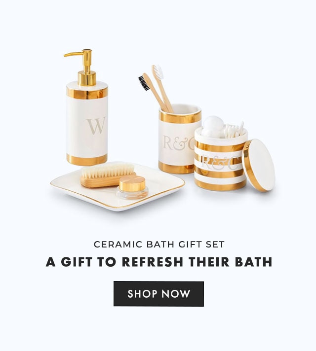 CERAMIC BATH GIFT SET - A GIFT TO REFRESH THEIR BATH - SHOP NOW