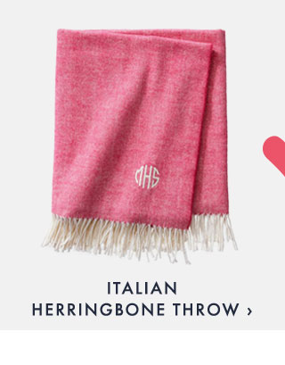 ITALIAN HERRINGBONE THROW ›