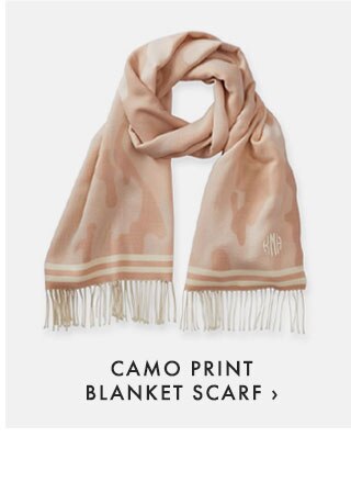 CAMO PRINT BLANKET SCARF ›