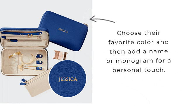 Choose their favorite color and then add a name or monogram for a personal touch.