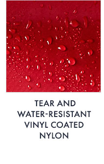 TEAR AND WATER-RESISTANT VINYL COATED NYLON