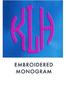 EMBROIDERED MONOGRAM