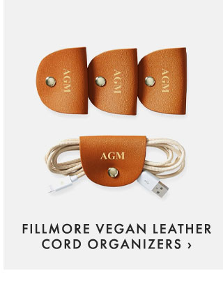 FILLMORE VEGAN LEATHER CORD ORGANIZERS ›
