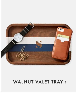 WALNUT VALET TRAY ›