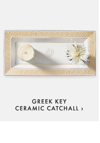GREEK KEY CERAMIC CATCHALL ›