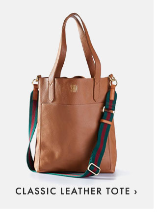 CLASSIC LEATHER TOTE ›