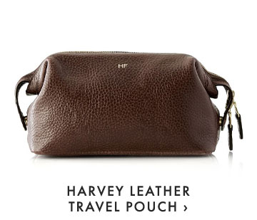 HARVEY LEATHER TRAVEL POUCH ›