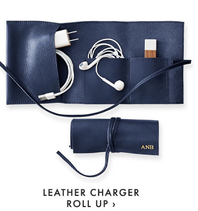 LEATHER CHARGER ROLL UP ›
