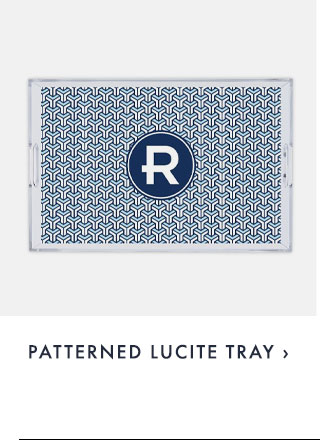 PATTERNED LUCITE TRAY ›