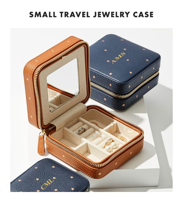 SMALL TRAVEL JEWELRY CASE