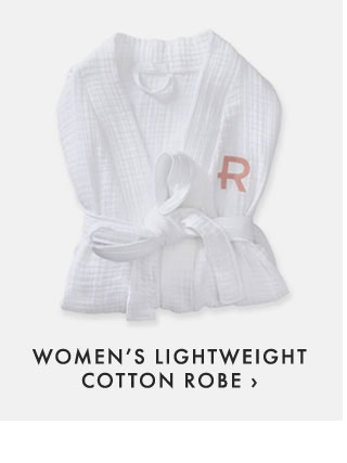 WOMEN’S LIGHTWEIGHT COTTON ROBE ›
