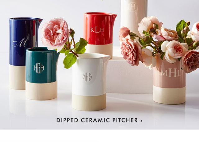 DIPPED CERAMIC PITCHER ›