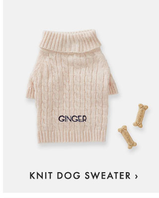 KNIT DOG SWEATER ›