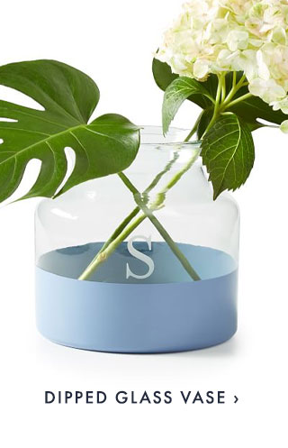 DIPPED GLASS VASE ›
