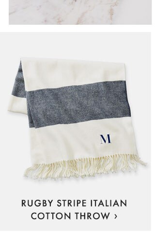 RUGBY STRIPE ITALIAN COTTON THROW ›