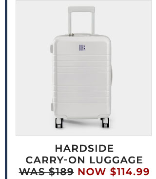 HARDSIDE CARRY-ON LUGGAGE - WAS $189 - NOW $114.99