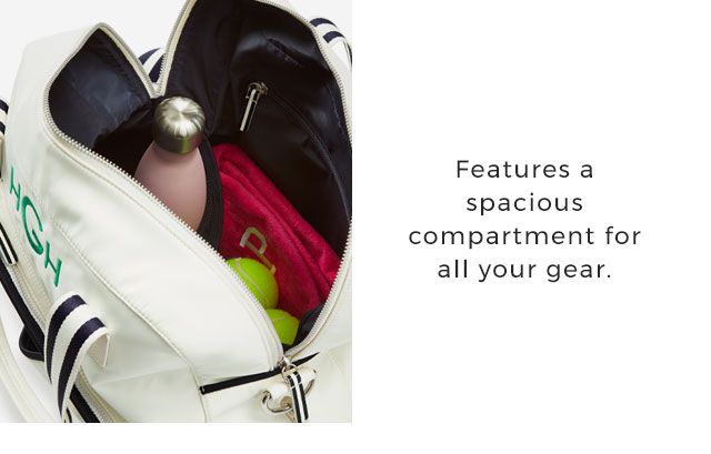 Features a spacious compartment for all your gear.