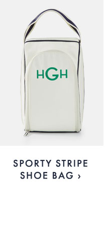 SPORTY STRIPE SHOE BAG ›