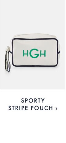 SPORTY STRIPE POUCH ›