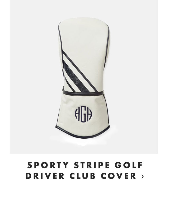 SPORTY STRIPE GOLF DRIVER CLUB COVER ›