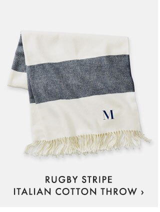 RUGBY STRIPE ITALIAN COTTON THROW ›