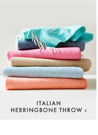 ITALIAN HERRINGBONE THROW ›