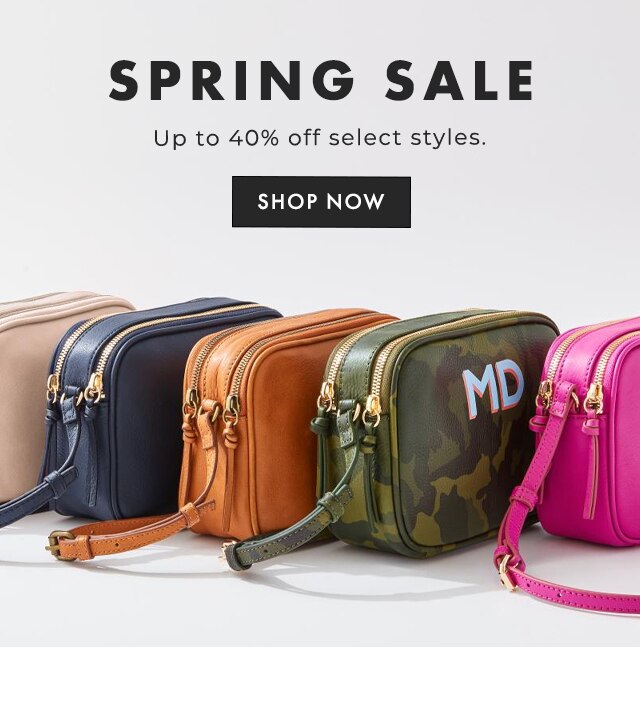 SPRING SALE - Up to 40% off select styles. - SHOP NOW
