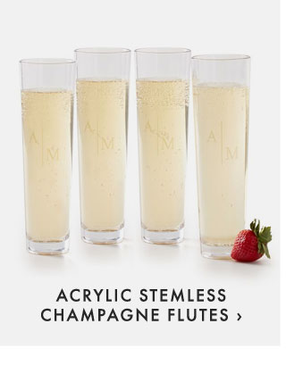 ACRYLIC STEMLESS CHAMPAGNE FLUTES ›