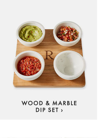 WOOD & MARBLE DIP SET ›