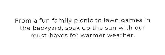 From a fun family picnic to lawn games in the backyard, soak up the sun with personalized gifts for the whole family.