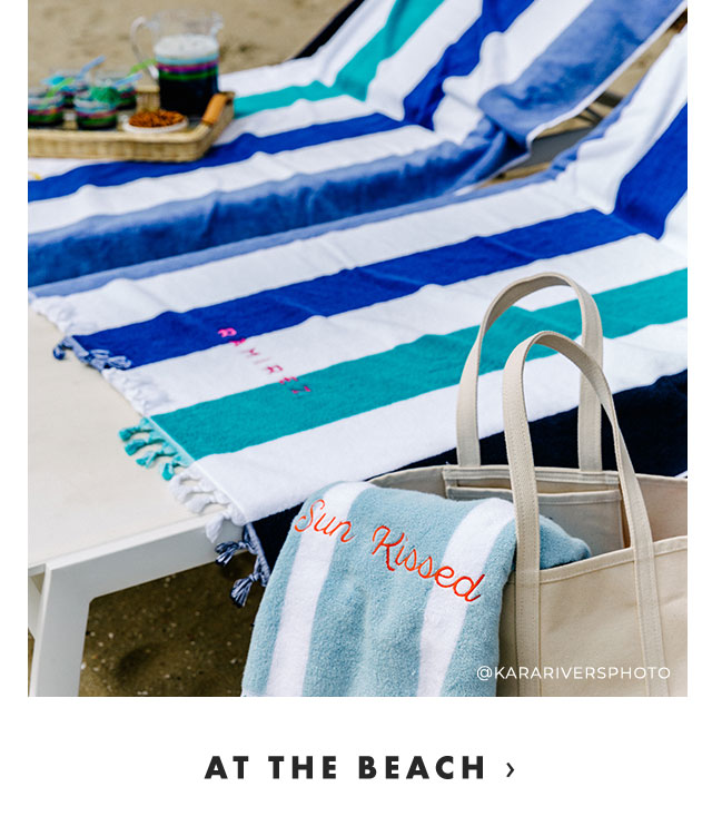AT THE BEACH ›