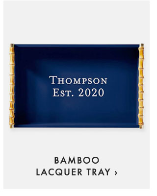 BAMBOO LACQUER TRAY ›