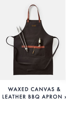 WAXED CANVAS & LEATHER BBQ APRON ›