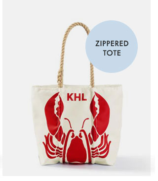 ZIPPERED TOTE