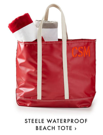 STEELE WATERPROOF BEACH TOTE ›