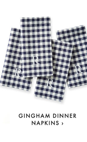 GINGHAM DINNER NAPKINS ›