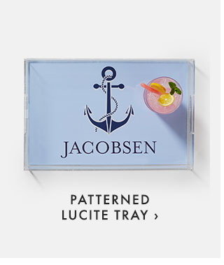 PATTERNED LUCITE TRAY ›