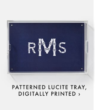 PATTERNED LUCITE TRAY, DIGITALLY PRINTED ›