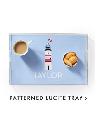 PATTERNED LUCITE TRAY ›