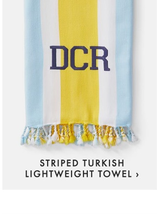 STRIPED TURKISH LIGHTWEIGHT TOWEL ›