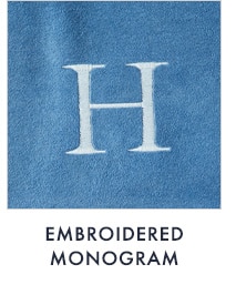 EMBROIDERED MONOGRAM