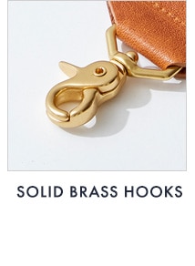 SOLID BRASS HOOKS