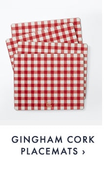 GINGHAM CORK PLACEMATS ›