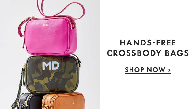 HANDS-FREE CROSSBODY BAGS - SHOP NOW ›